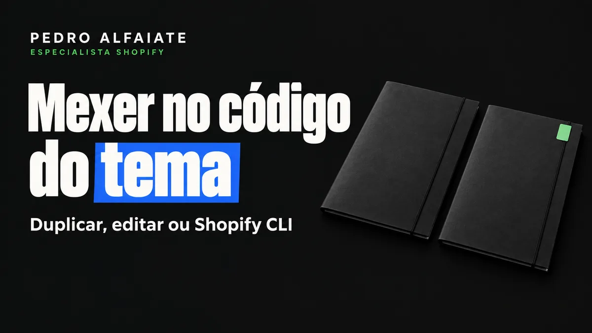 Capa Mexer no código do tema, com duas pastas de cartão iguais, uma delas marcada a verde.